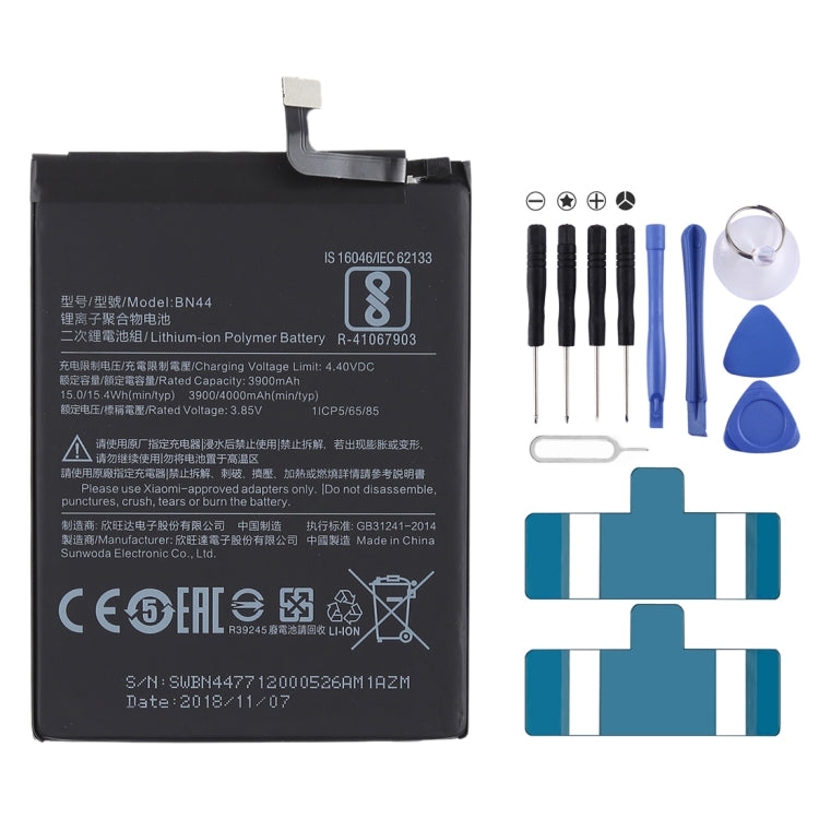 3900mAh BN44 Lithium Polymer Battery for Xiaomi Redmi 5 Plus, For Redmi 5 Plus 3900mAh BN44 Lithium Polymer Battery for Xiaomi Redmi 5 Plus, For Redmi 5 Plus